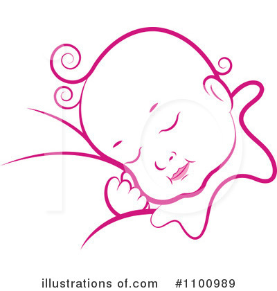 Royalty-Free (RF) Baby Clipart Illustration by Lal Perera - Stock Sample #1100989