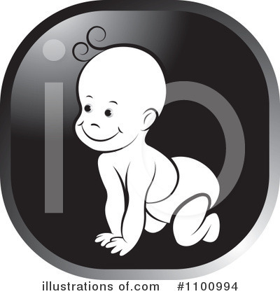 Royalty-Free (RF) Baby Clipart Illustration by Lal Perera - Stock Sample #1100994
