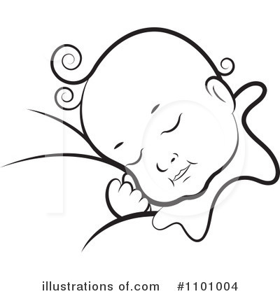 Royalty-Free (RF) Baby Clipart Illustration by Lal Perera - Stock Sample #1101004