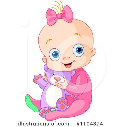 Royalty-Free (RF) Baby Clipart Illustration by Pushkin - Stock Sample #1104874