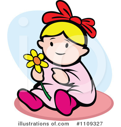Royalty-Free (RF) Baby Clipart Illustration by Vector Tradition SM - Stock Sample #1109327