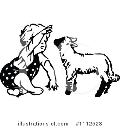 Lamb Clipart #1112523 by Prawny Vintage