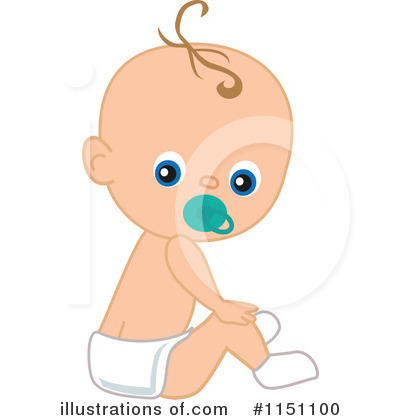 Royalty-Free (RF) Baby Clipart Illustration by peachidesigns - Stock Sample #1151100