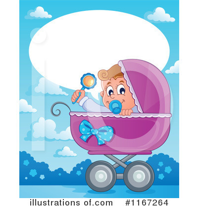 Royalty-Free (RF) Baby Clipart Illustration by visekart - Stock Sample #1167264