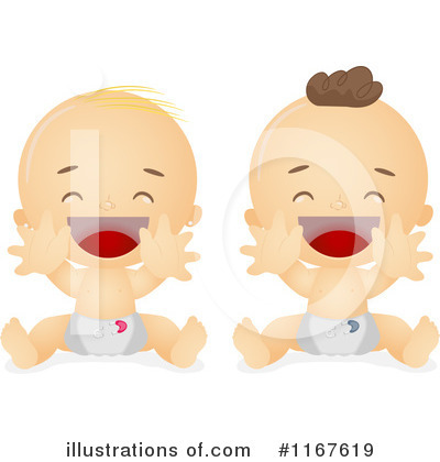 Royalty-Free (RF) Baby Clipart Illustration by BNP Design Studio - Stock Sample #1167619
