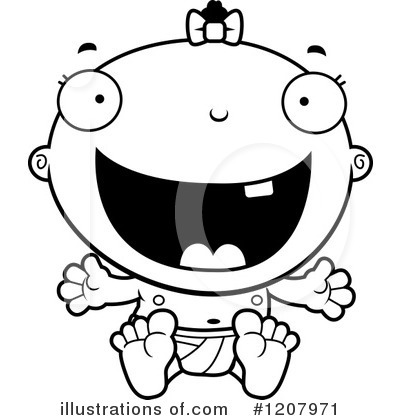 Royalty-Free (RF) Baby Clipart Illustration by Cory Thoman - Stock Sample #1207971