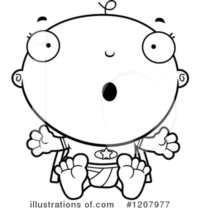 Royalty-Free (RF) Baby Clipart Illustration by Cory Thoman - Stock Sample #1207977