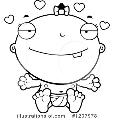 Royalty-Free (RF) Baby Clipart Illustration by Cory Thoman - Stock Sample #1207978