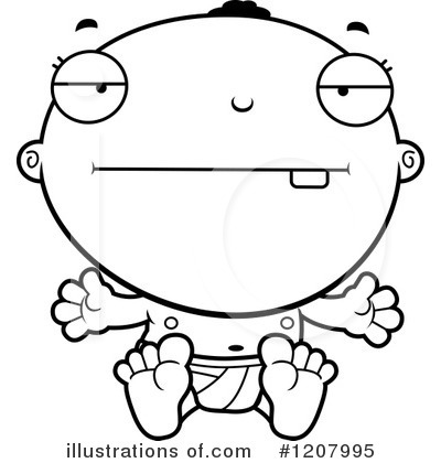 Royalty-Free (RF) Baby Clipart Illustration by Cory Thoman - Stock Sample #1207995