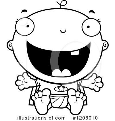 Super Baby Clipart #1208010 by Cory Thoman