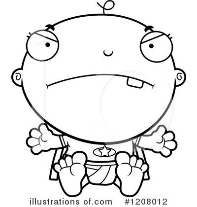 Super Baby Clipart #1208012 by Cory Thoman