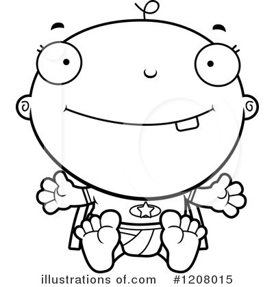 Royalty-Free (RF) Baby Clipart Illustration by Cory Thoman - Stock Sample #1208015