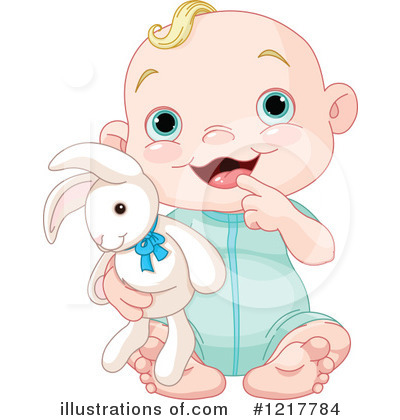 Royalty-Free (RF) Baby Clipart Illustration by Pushkin - Stock Sample #1217784