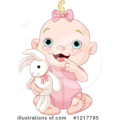 Royalty-Free (RF) Baby Clipart Illustration by Pushkin - Stock Sample #1217785
