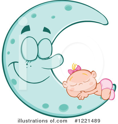 Royalty-Free (RF) Baby Clipart Illustration by Hit Toon - Stock Sample #1221489