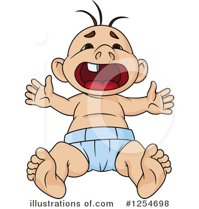 Royalty-Free (RF) Baby Clipart Illustration by Vector Tradition SM - Stock Sample #1254698