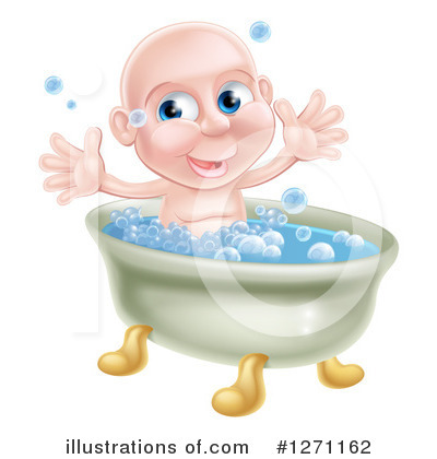 Royalty-Free (RF) Baby Clipart Illustration by AtStockIllustration - Stock Sample #1271162
