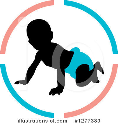 Royalty-Free (RF) Baby Clipart Illustration by Lal Perera - Stock Sample #1277339
