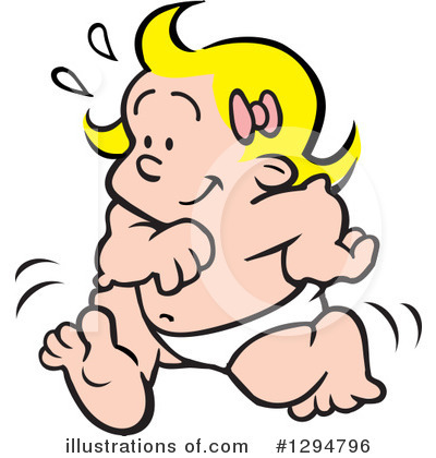Royalty-Free (RF) Baby Clipart Illustration by Johnny Sajem - Stock Sample #1294796