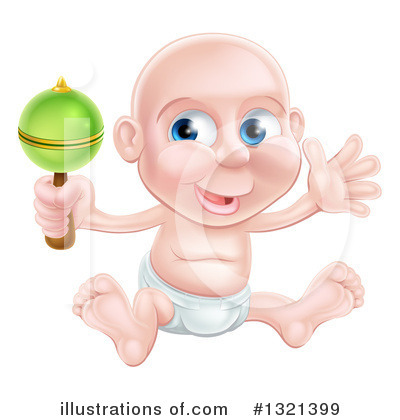 Baby Rattle Clipart #1321399 by AtStockIllustration