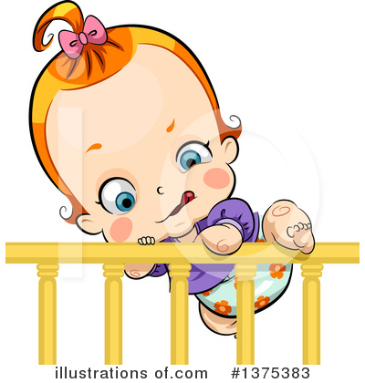 Baby Girl Clipart #1375383 by BNP Design Studio