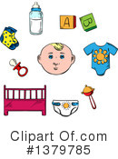 Baby Clipart #1379785 by Vector Tradition SM