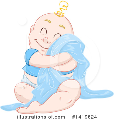 Royalty-Free (RF) Baby Clipart Illustration by Liron Peer - Stock Sample #1419624
