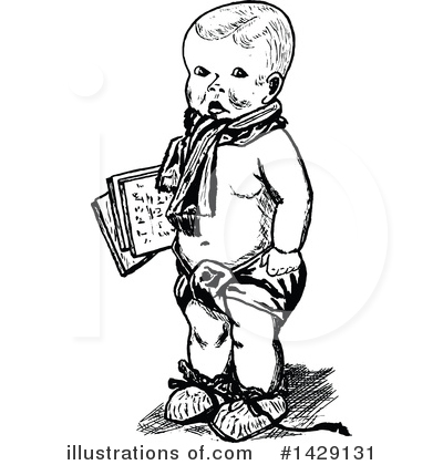 Royalty-Free (RF) Baby Clipart Illustration by Prawny Vintage - Stock Sample #1429131