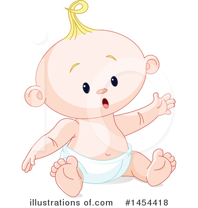 Royalty-Free (RF) Baby Clipart Illustration by Pushkin - Stock Sample #1454418