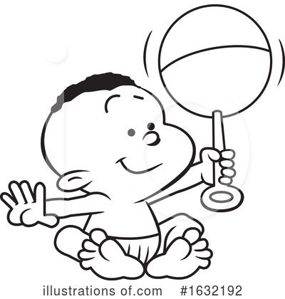 Royalty-Free (RF) Baby Clipart Illustration by Johnny Sajem - Stock Sample #1632192