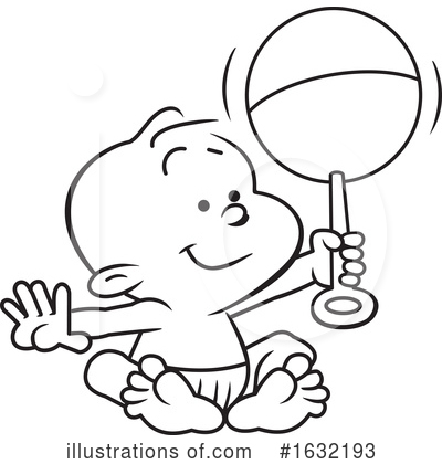 Royalty-Free (RF) Baby Clipart Illustration by Johnny Sajem - Stock Sample #1632193