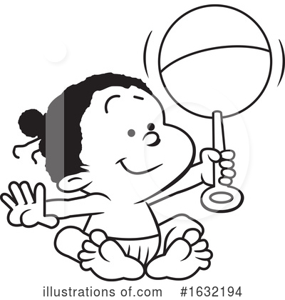 Royalty-Free (RF) Baby Clipart Illustration by Johnny Sajem - Stock Sample #1632194