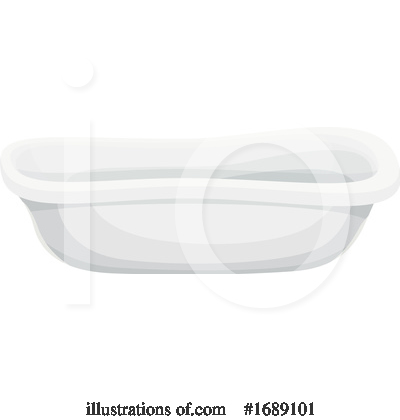 Bath Tub Clipart #1689101 by Vector Tradition SM