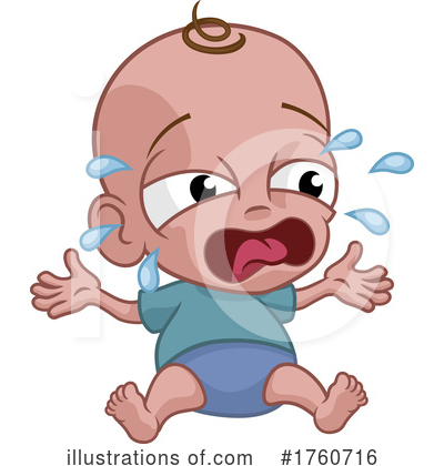 Crying Baby Clipart #1760716 by AtStockIllustration