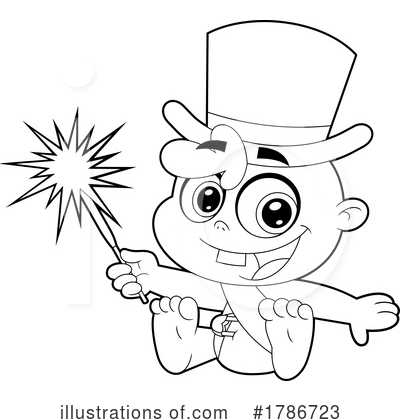 Sparklers Clipart #1786723 by Hit Toon