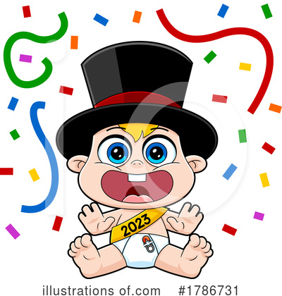 Royalty-Free (RF) Baby Clipart Illustration by Hit Toon - Stock Sample #1786731
