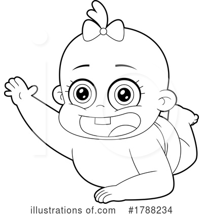 Royalty-Free (RF) Baby Clipart Illustration by Hit Toon - Stock Sample #1788234