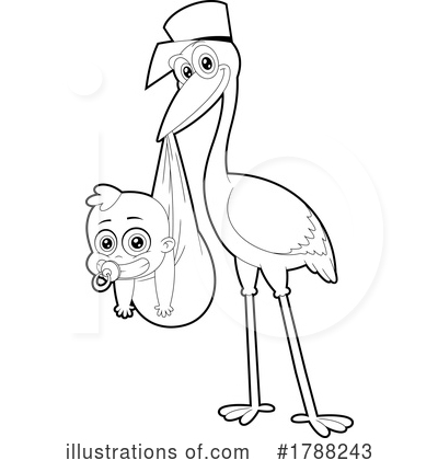 Royalty-Free (RF) Baby Clipart Illustration by Hit Toon - Stock Sample #1788243