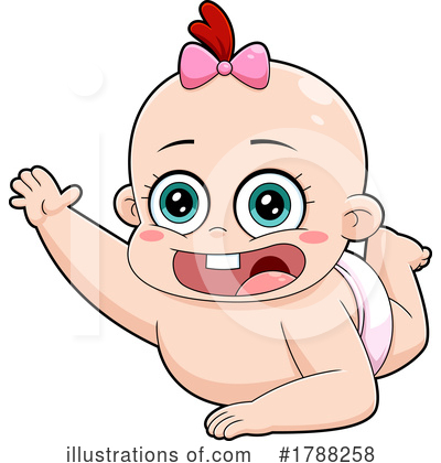 Royalty-Free (RF) Baby Clipart Illustration by Hit Toon - Stock Sample #1788258