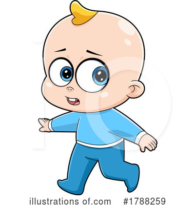 Royalty-Free (RF) Baby Clipart Illustration by Hit Toon - Stock Sample #1788259