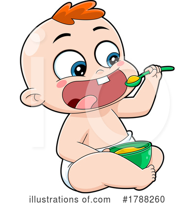 Royalty-Free (RF) Baby Clipart Illustration by Hit Toon - Stock Sample #1788260