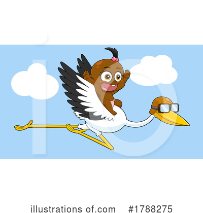 Stork Clipart #1788275 by Hit Toon