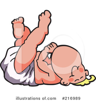 Royalty-Free (RF) Baby Clipart Illustration by Mascot Junction - Stock Sample #216989
