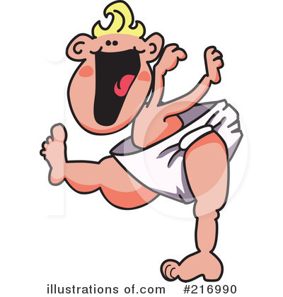 Royalty-Free (RF) Baby Clipart Illustration by Mascot Junction - Stock Sample #216990
