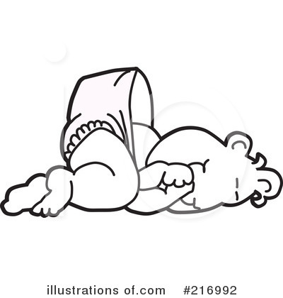 Royalty-Free (RF) Baby Clipart Illustration by Mascot Junction - Stock Sample #216992