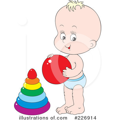 Royalty-Free (RF) Baby Clipart Illustration by Alex Bannykh - Stock Sample #226914