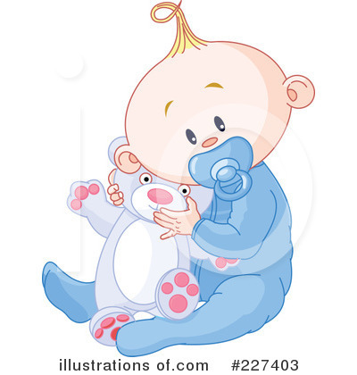 Royalty-Free (RF) Baby Clipart Illustration by Pushkin - Stock Sample #227403