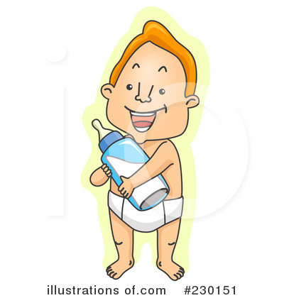 Royalty-Free (RF) Baby Clipart Illustration by BNP Design Studio - Stock Sample #230151