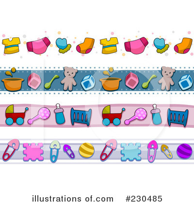 Baby Items Clipart #230485 by BNP Design Studio