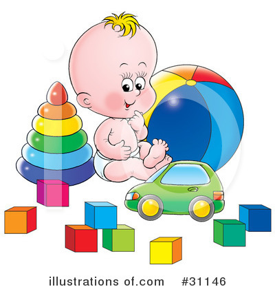 Baby Nursery Clipart #31146 by Alex Bannykh